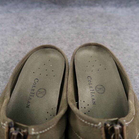 Cole Haan Shoes Women 8 Mule Slip On Comfort Leather Zip Waterproof Fashion Clog - Picture 14 of 15